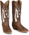Justin Womens Faye 15in Western Brown Leather Cowboy Boots