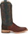Justin Mens Doc Bar AQHA Brandy Full Quill Ostrich Cowboy Boots