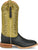 Justin Mens Burchett 13in Western Ebony Goat Leather CPX Cowboy Boots