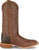 Justin Mens Boston 13in Whitetail Deer Chocolate Leather CPX Cowboy Boots