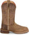Justin Womens Little Sugar Taupe Leather Frontier Cowboy Boots