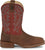 Justin Mens Jackpot 11in Western Pecan Leather Frontier Cowboy Boots