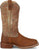 Justin Mens May Day Brown Cowhide Frontier Cowboy Boots