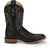 Justin Mens Haggard 11in Black Caiman George Strait Cowboy Boots