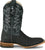 Justin Mens San Antone 11in Charcoal Black Caiman George Strait Cowboy Boots