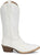Justin Womens Renie 12in Western Bright White Leather Cowboy Boots