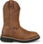 Justin Mens Ames 11in Steel Toe Walnut Cowhide Work Boots