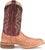 Justin Mens Moseley Vintage Cognac/Purple FQ Ostrich Cowboy Boots