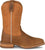 Justin Mens Rustle Rustic Amber Cowhide Cowboy Boots