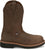 Justin Mens Carbide 11in Steel Toe Hickory Leather Work Boots