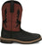 Justin Mens Bolt 11in Coal Black Leather Work Boots