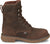 Justin Mens Rush 8in WP Comp Toe Pecan Leather Work Boots