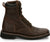 Justin 8in Lace-Up Mens Aged Brown Pulley Leather Work Boots