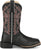 Justin Womens Ashtyn 11in Western Black Goat Leather Cowboy Boots