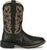 Justin Mens Jasper 11in Western Black Goat Leather Cowboy Boots