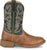 Justin Mens Jasper 11in Western Chestnut Goat Leather Cowboy Boots