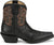 Justin Womens Isabella Coal Leather Cowboy Boots