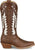 Justin Womens Faye 15in Western Brown Leather Cowboy Boots