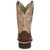 Justin Mens Peppy San Badger AQHA Kango Tobac Smooth Ostrich Cowboy Boots