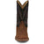 Justin Mens Show Stopper 11in Western Pecan Leather Frontier Cowboy Boots