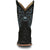 Justin Mens Ocean Front 11in Inky Black Pirarucu George Strait Cowboy Boots