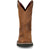 Justin Mens Ames 11in ST WP Walnut Cowhide Work Boots