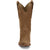 Justin Womens Fancy Camel Suede Cowboy Boots