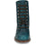 Justin Mens McKean 7in Lace-Up Roper Turquoise Leather Work Boots