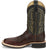 Justin Mens Trainor 11in Western Cognac Leather Bent Rail Cowboy Boots