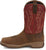 Justin Mens Nitread 11in WP CT Amber/Red Leather Work Boots
