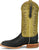 Justin Mens Burchett 13in Western Ebony Goat Leather CPX Cowboy Boots
