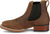 Justin Mens Crazy Buck 6in Brown Leather Frontier Chelsea Boots