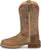 Justin Womens Little Sugar Taupe Leather Frontier Cowboy Boots