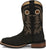 Justin Mens Show Stopper 11in Western Black Leather Frontier Cowboy Boots