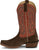 Justin Mens Jimmy 13in Western Russett/Red Leather Frontier Cowboy Boots