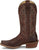 Justin Mens Cowboy Town 13in Western Bay Brown Leather Frontier Cowboy Boots