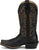 Justin Mens Cowboy Town 13in Western Midnight Leather Frontier Cowboy Boots