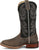 Justin Mens May Day Charcoal Cowhide Frontier Cowboy Boots