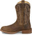 Justin Mens Wild Bill 11in Western Khaki Leather Frontier Cowboy Boots