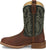 Justin Mens Wild Bill 11in Western Brown Leather Frontier Cowboy Boots