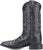 Justin Mens Rancher Obsidian Ostrich Skin George Strait Cowboy Boots