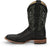 Justin Mens Haggard 11in Black Caiman George Strait Cowboy Boots