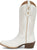 Justin Womens Rae Bright White Leather Cowboy Boots