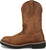 Justin Mens Ames 11in Waterproof Walnut Leather Work Boots