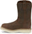 Justin Mens Ram 10in Pecan Leather Work Boots
