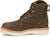 Justin Mens Maxwell 6in Lace-Up Peanut Leather Work Boots