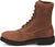 Justin Mens Livestock Aged Brown Leather Work Boots