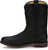 Justin Mens Braswell Black Leather Cowboy Boots