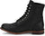 Justin Mens Drennan 7in Lacer-Up Roper Black Leather Work Boots
