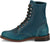 Justin Mens McKean 7in Lace-Up Roper Turquoise Leather Work Boots